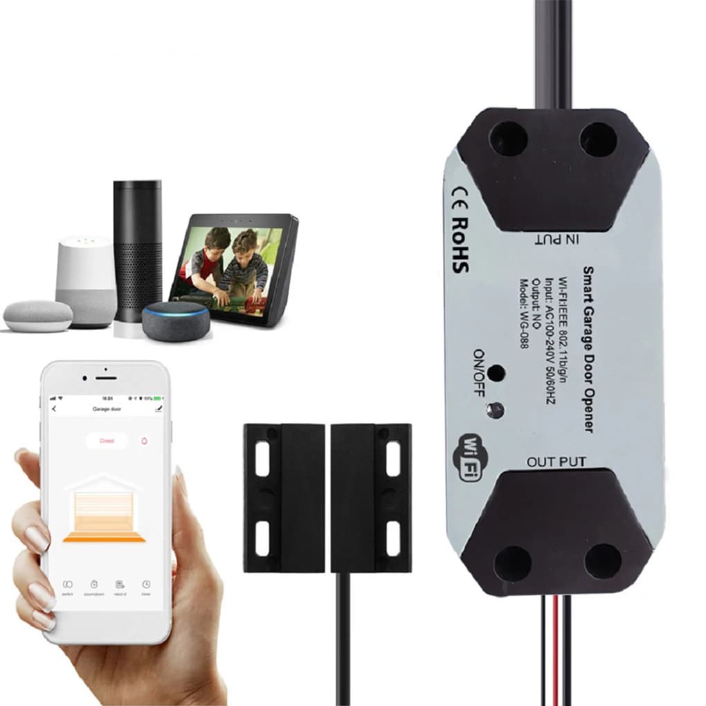 Smart wi-fi Garage door opener Accessory controller for Garage APP Motor kit for doors from Remote Garage EU Plug