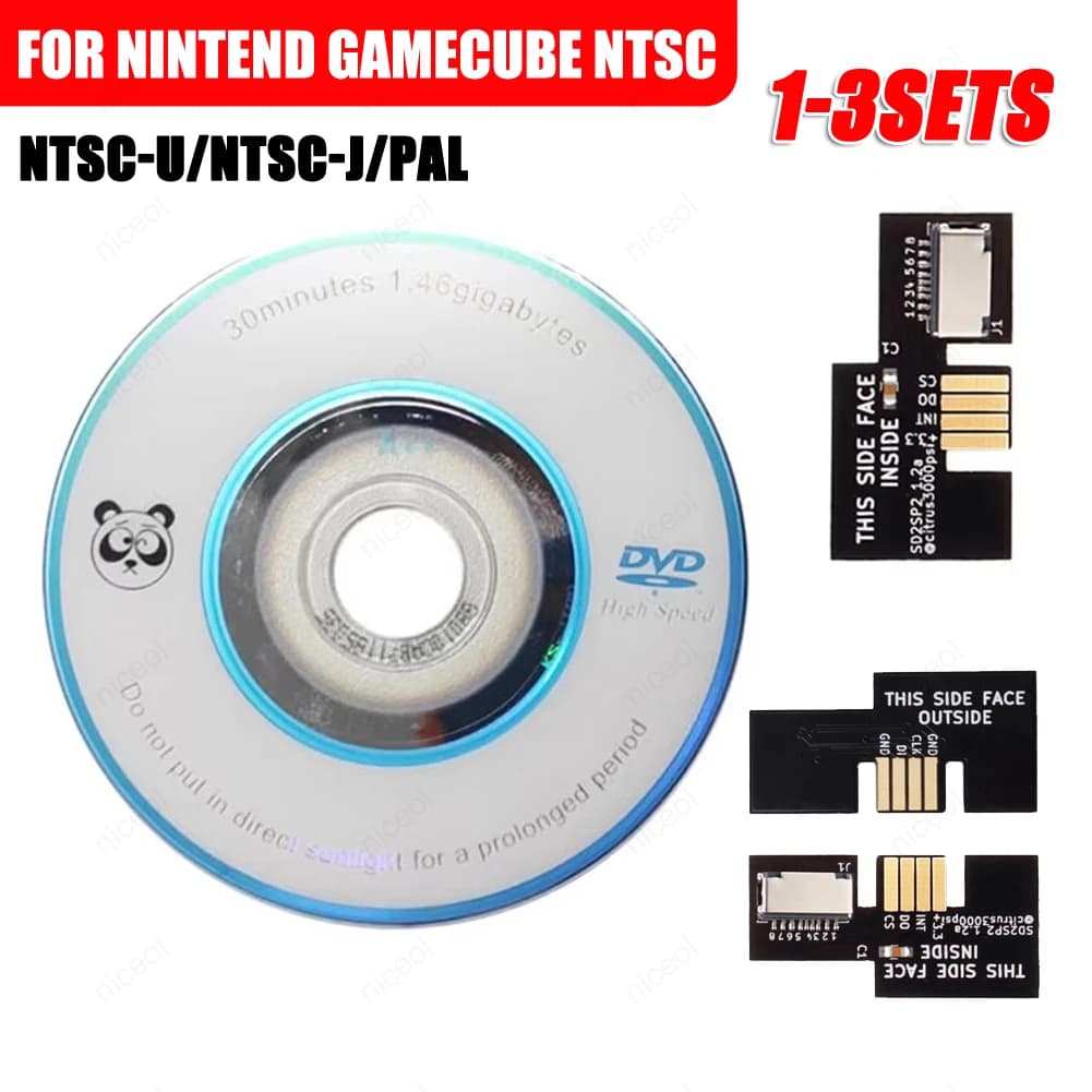 Sostituzione del lettore di schede di TF dell'adattatore SD2SP2 + Mini DVD svizzero del disco di avvio per gli accessori del gioco di NTSC-J//PAL