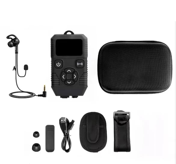 Staff di allenamento dell'arbitro Walkie Talkie full-duplex dedicato Microfono con cancellazione del rumore da conversazione 12 ore Leggero fino a 32 persone per collegare
