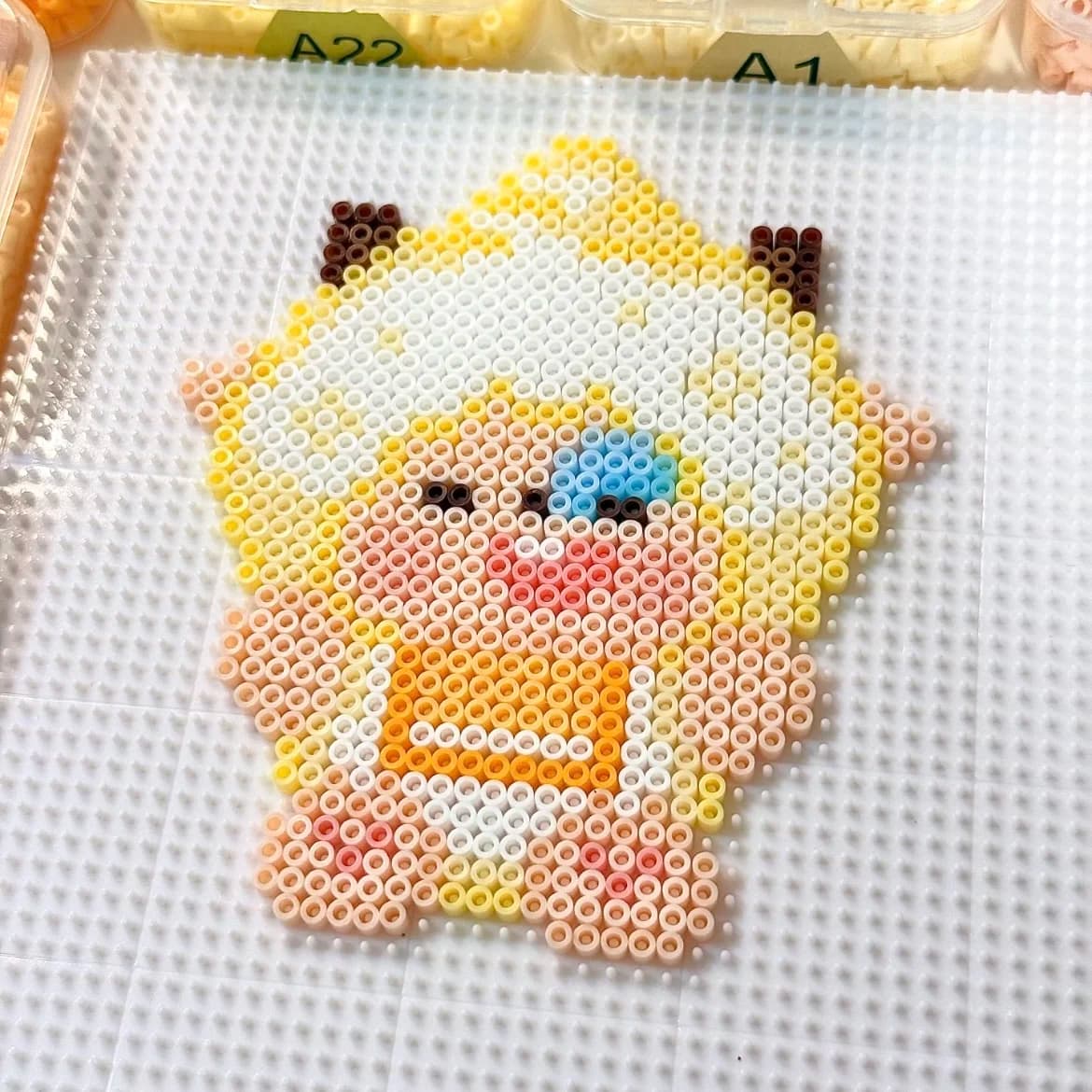 Pixel Art 3D Bead Crafts | 1000Pcs 2.6mm Mini Hama Perler Beads - Child-Safe Handmade Art Kits