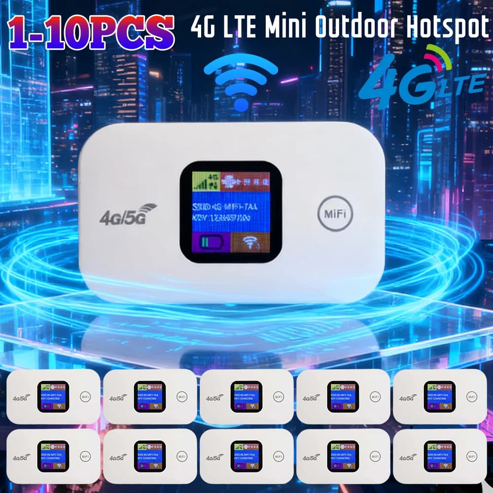 1/2/3PCS 4G Router WIFI Mobile Con Slot Per Schede SIM Mobile Portatile 4G LTE Router Wireless WiFi Ripetitore 150Mbps Modem Hotspot