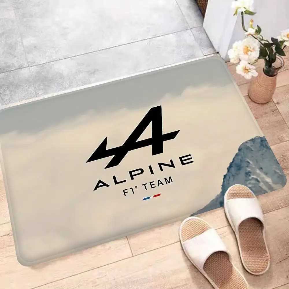 Tappetino con logo A-Alpines, lavabile, antiscivolo, per soggiorno, divano, sedie, tappetino per cucina, tappeto
