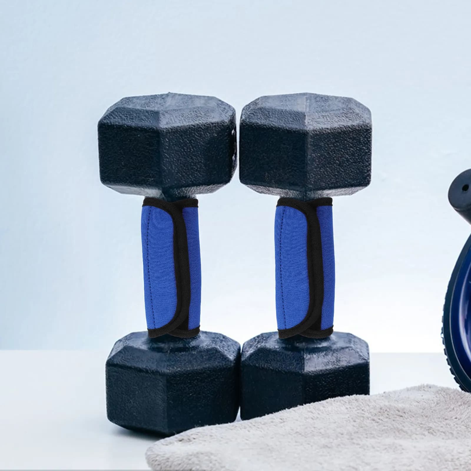 Set di 4 Cuscinetti Orizzontali per Barra da Porta, Protezione Antiscivolo Rimovibile, Copertura per Barra per Trazioni, Cuscinetto per Bilanciere, per Allenamento