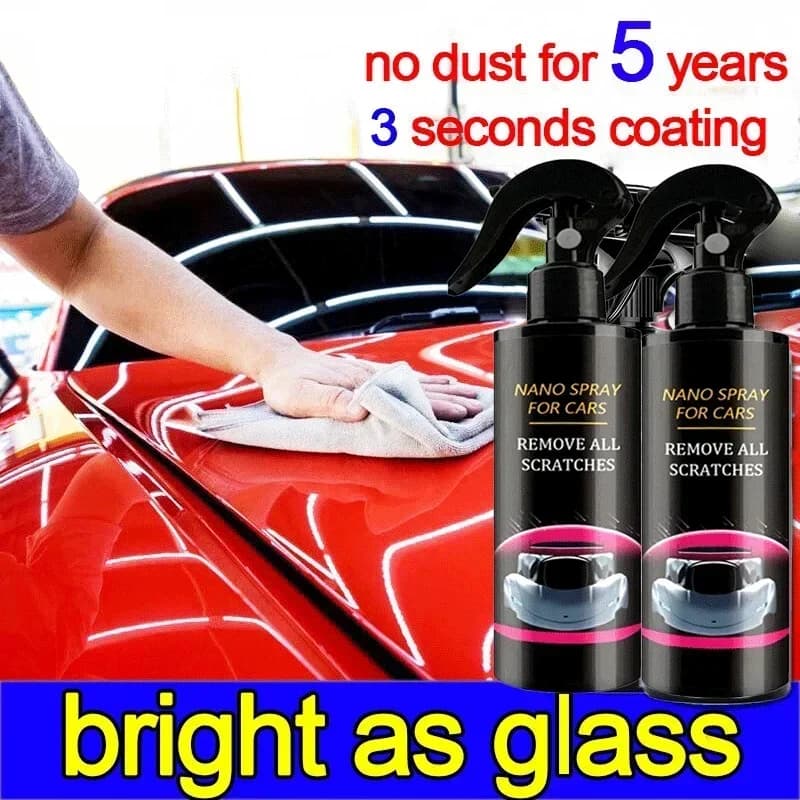Auto Nano Ceramic Wax Coating Spray vernice lucidante a cristalli liquidi ad alta protezione cappotto idrofobo riparazione graffi dettagli auto