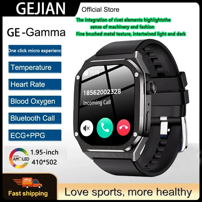 Nuovo Smartwatch ECG per la Salute con Controllo Salute a un Clic, Chiamate Bluetooth, Monitoraggio Frequenza Cardiaca e Pressione Sanguigna, IP68, 2026