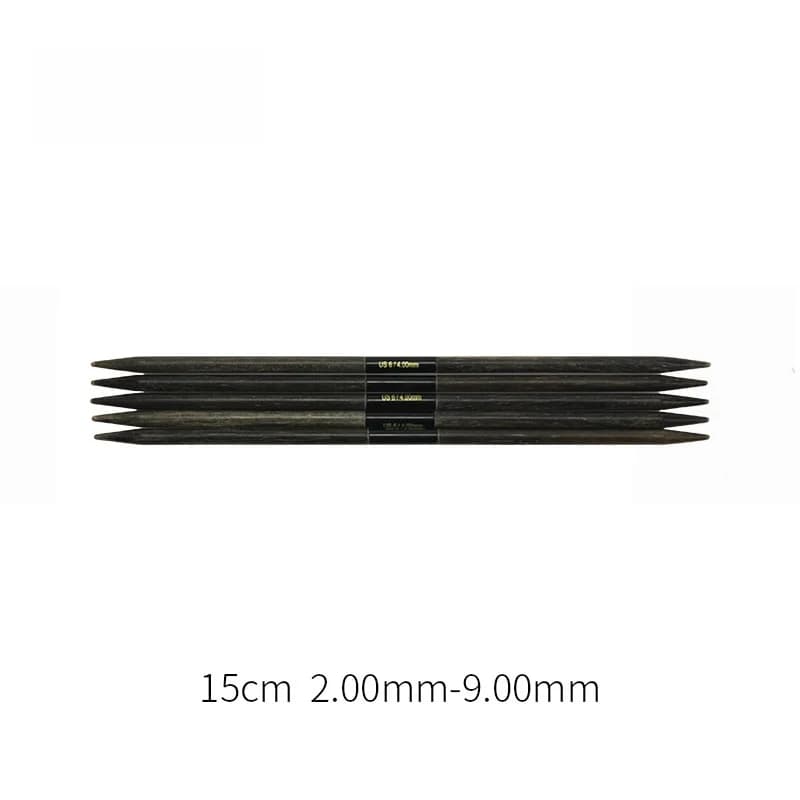 Lykke Ago Dritto a Doppia Punta da 6 Pollici (15 cm) in Legno per Lavori a Maglia DIYz485, Ago Dritto per Tessuti Domestici e Cucito