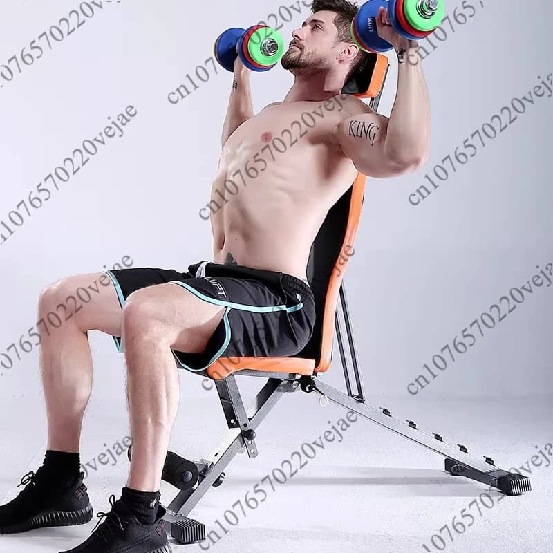 Bench for Sit-up and Lifting Multi-functional Weights, Abdominal Bench Foldable for Fitness, Flat Bench Chair