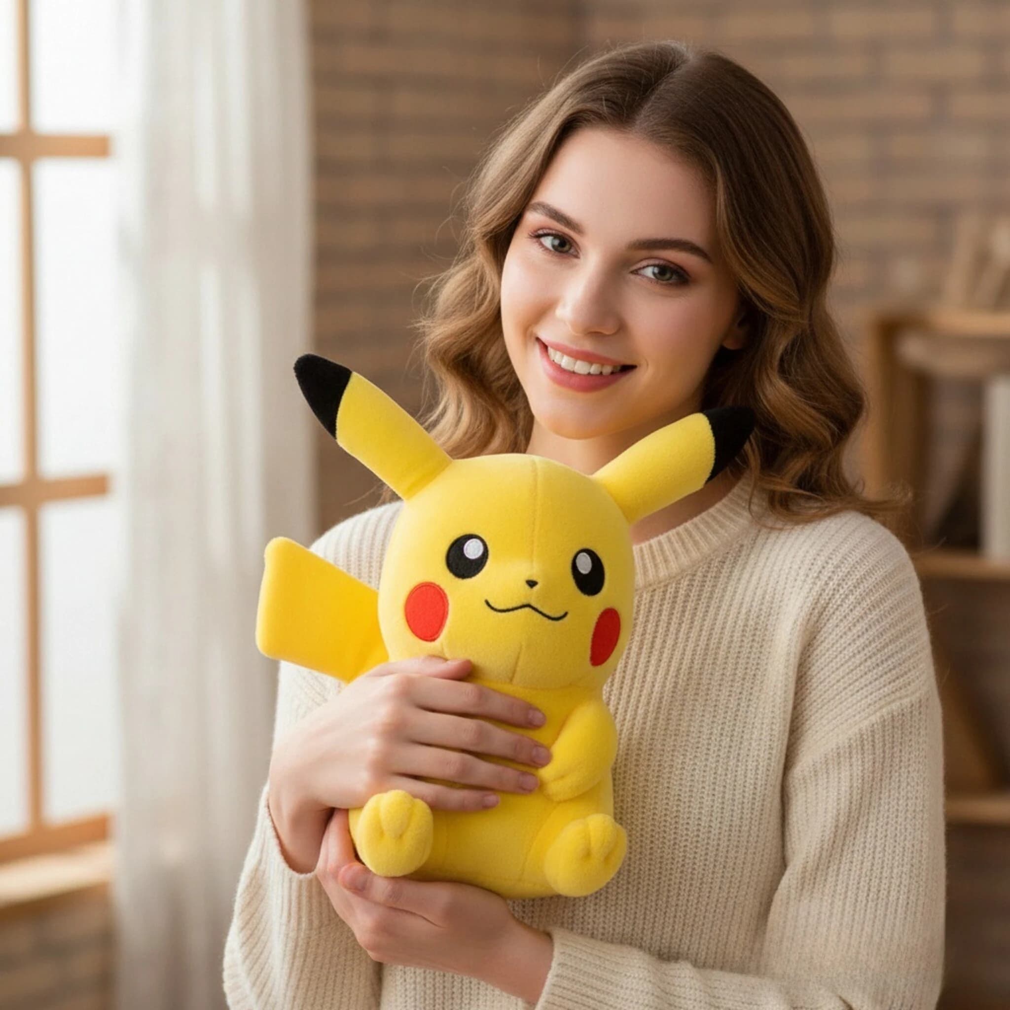 Peluche Kawaii Psyduck Pikachu Charizard, Bambola di Peluche Originale Mewtwo, Giocattoli Kawaii, Hobby, Regalo per Bambini