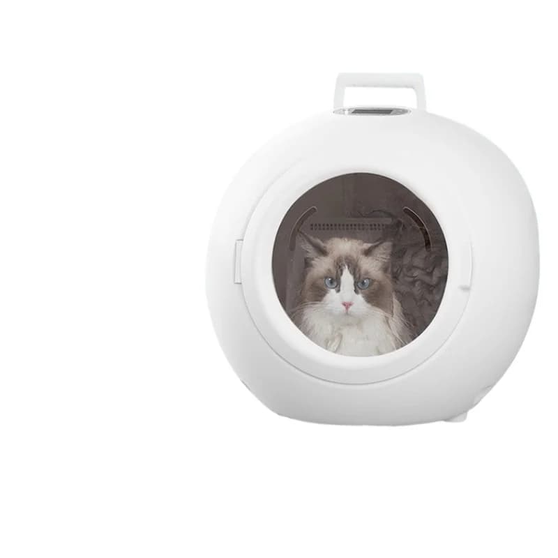 Asciugacapelli per gatti Scatola per asciugatura intelligente per animali domestici Bagno per cani di piccola taglia Asciugacapelli che soffia