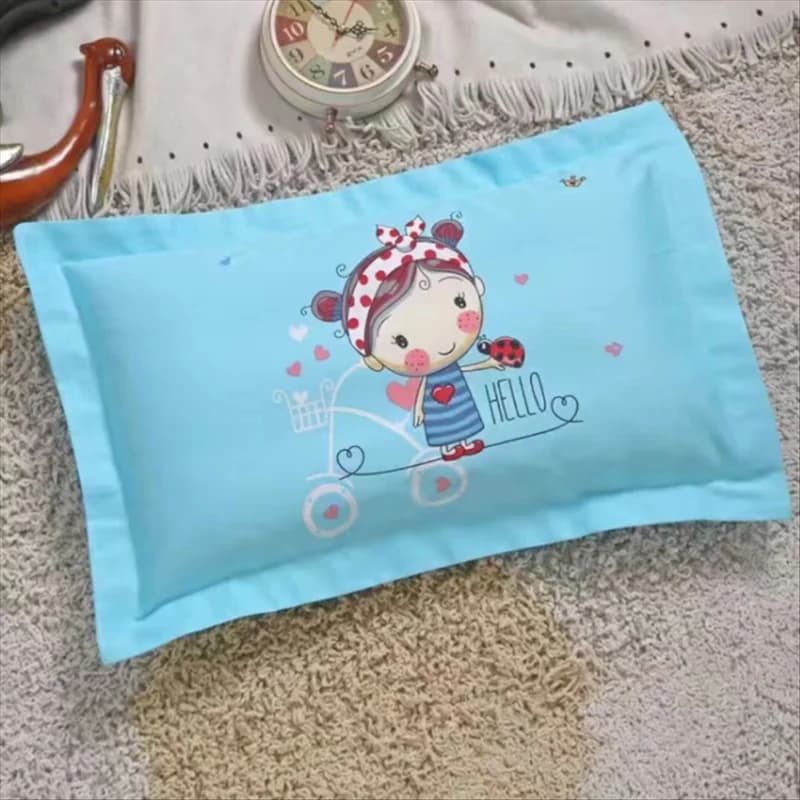 Four Seasons Soft Comfortable Home Baby Pillows 30x50cm Cartoon Style Children's Pillows Bedding Kindergarten Nap Small Pillows
