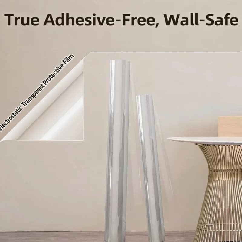 45cm transparent waterproof and oil-proof static wallpaper kitchen stove anti-fouling sticker high temperature resistant