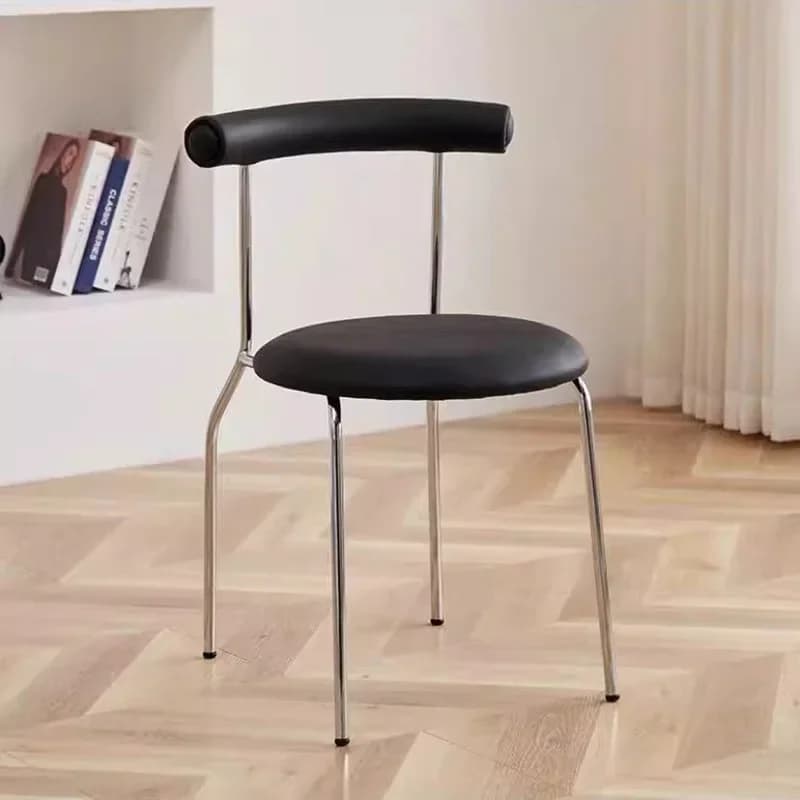 Sedie da pranzo europee alla moda sedie da pranzo per ufficio in metallo nordico bianco Modern Luxury Muebles Para El Hogar mobili per la casa