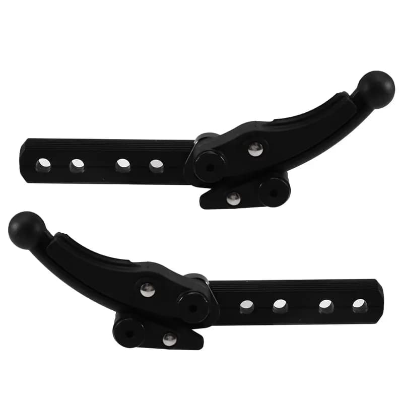 AB59-Pair Wheelchair Spare Parts Freno a mano in lega di alluminio per la sostituzione della ruota di una sedia a rotelle sportiva manuale