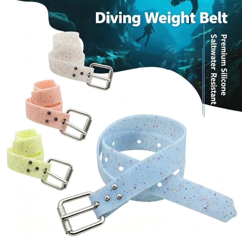 Snorkeling Support Weight Belt for Pool Training, Adjustable Waist Band with Hole Pattern and Smooth Wear Feel 69HD