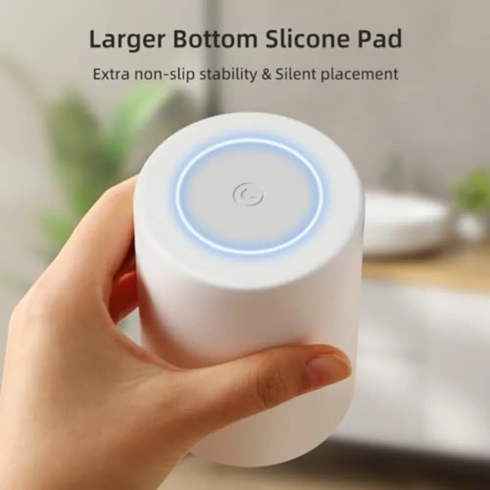 Nuovo bicchiere per spazzolino in plastica, riutilizzabile, infrangibile, porta spazzolino, facile da pulire, organizer da appoggio per bagno