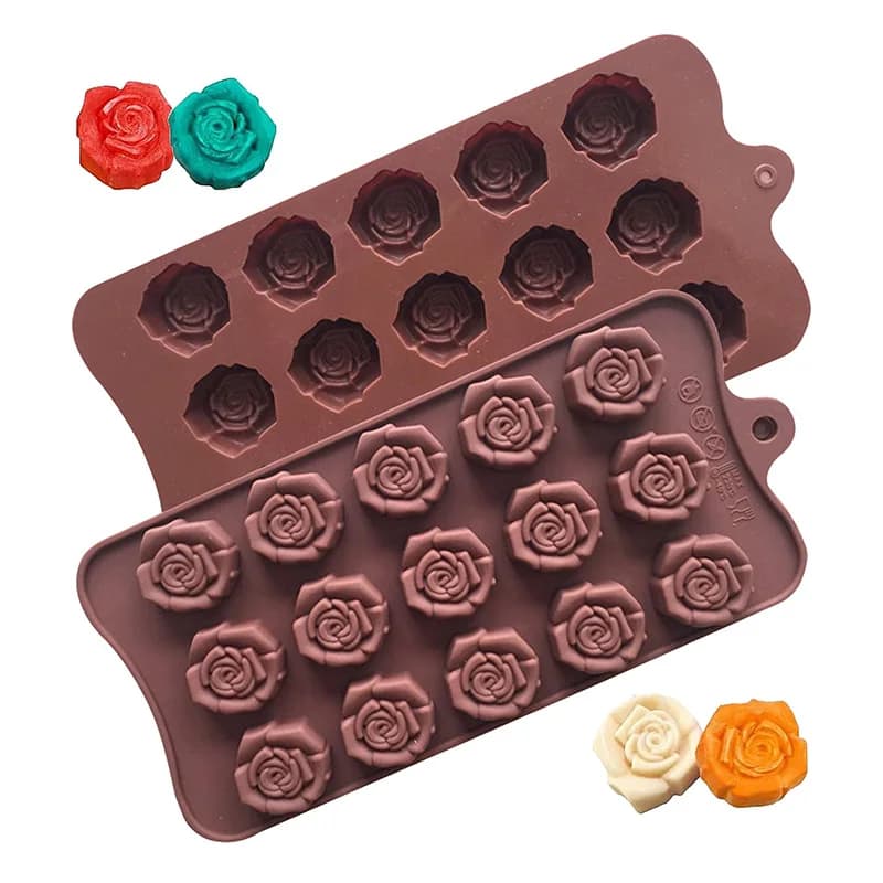 Stampi per cioccolato smontabili in Silicone rosa stampi per barrette di cioccolato antiaderenti quadrati in Silicone stampo in Silicone riutilizzabile per proteine di caramelle