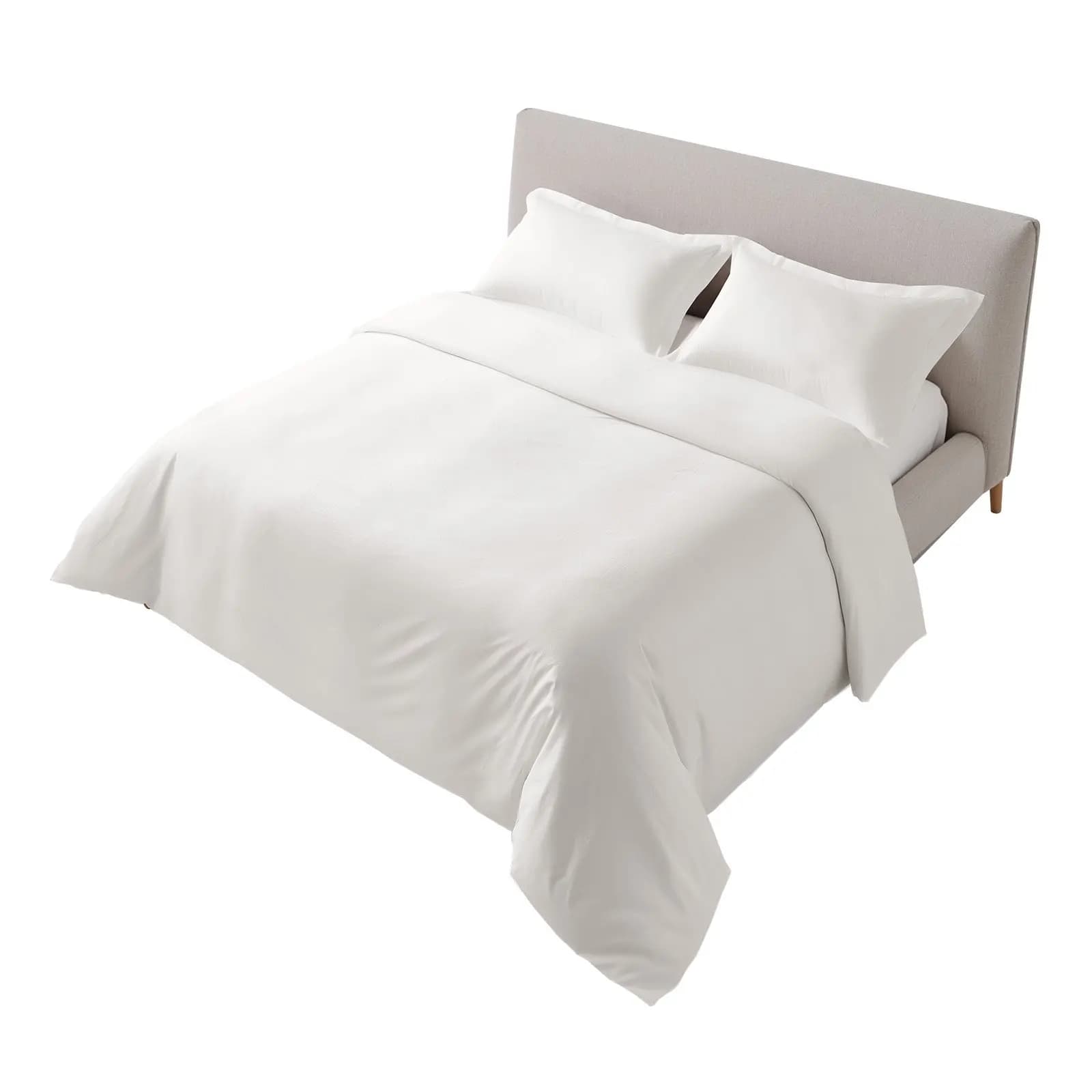 Set copripiumino King, 100% cotone, set biancheria da letto 3 pezzi King size con 1 copripiumino 104 x 90 pollici e 2 federe 20 x 36 pollici