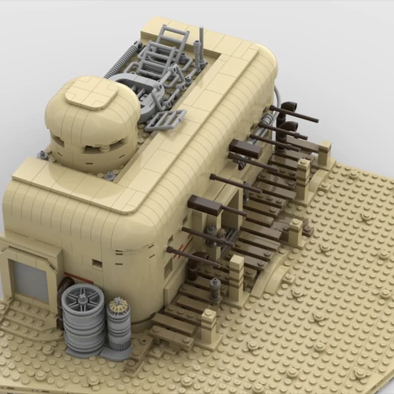 1119pcs MOC Mos Pelgo Cantina Star Battle Model Building Blocks DIY Art Craft Education 3D Assemble Birthday Creative Display