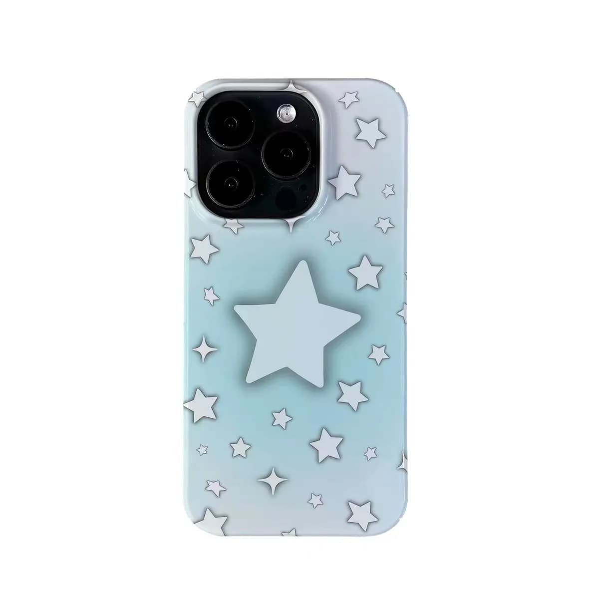 Custodia per telefono Blue Starry Cluster per IPHONE 17 Air 16E 15 PROMAX 14 Plus 13 12 MINI 11 PRO 16Plus XR XS MAX Cover per telefono in acrilico