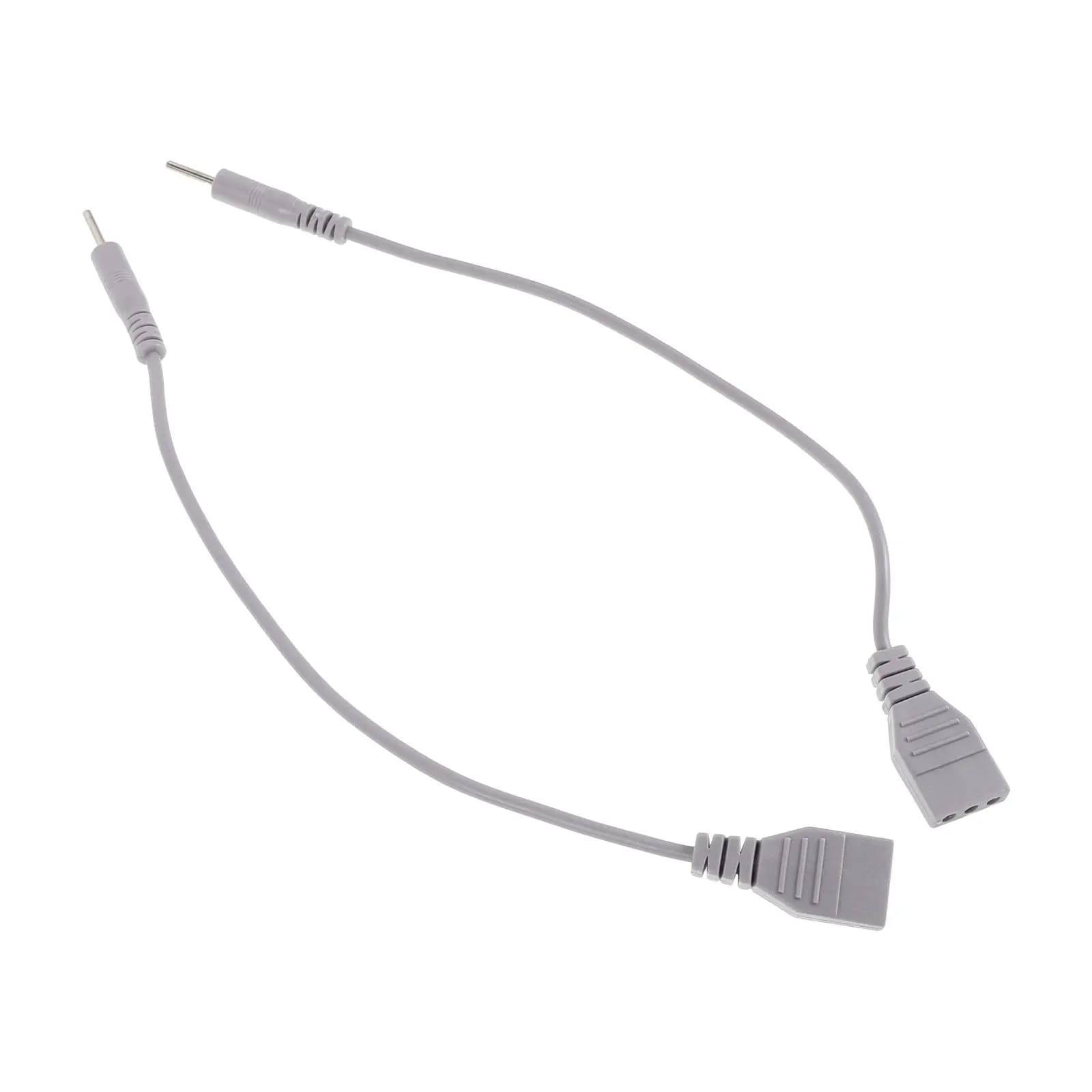 2Pcs Therapy Machine Adapter Cable 3 Hole to USB 2.0 Conversion Cord Massager Replacement Charging Cable Massager Charger