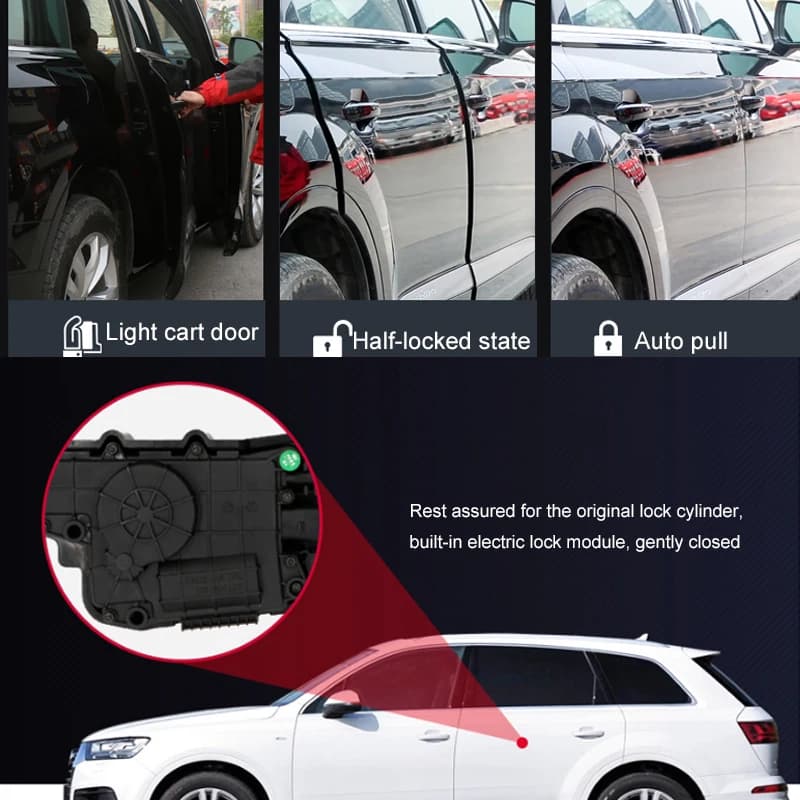 Smart Auto Electric Suction Door Lock for Volkswagen VW viloran 2020-2022 Automatic Soft Close Door Super Silence Vehicle Door