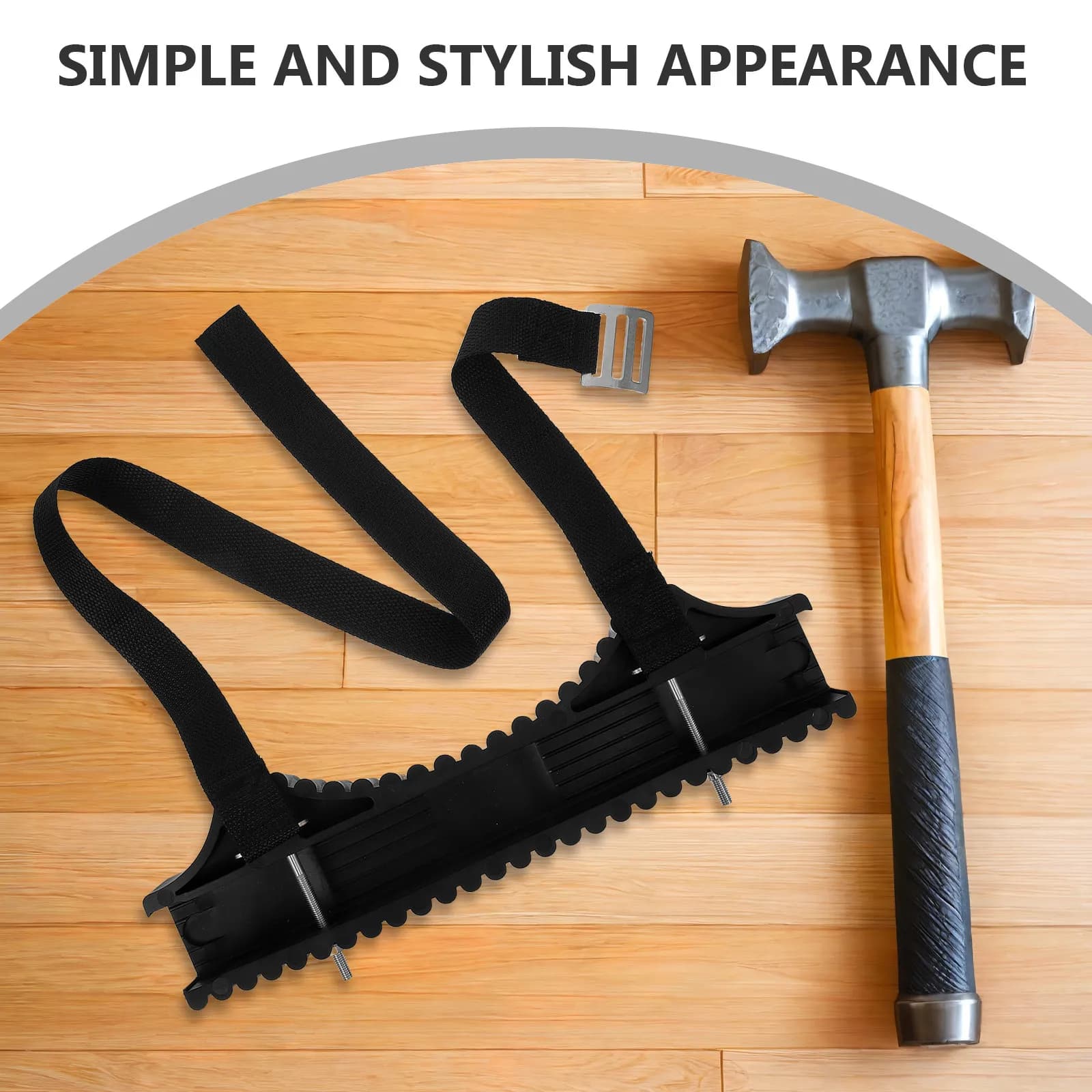 2Pcs Ladder Anti Slip Stabilizer Rubber Safety Attachment for Extension Telescopic Ladders Tree Trunk Telegraph Pole Engineering