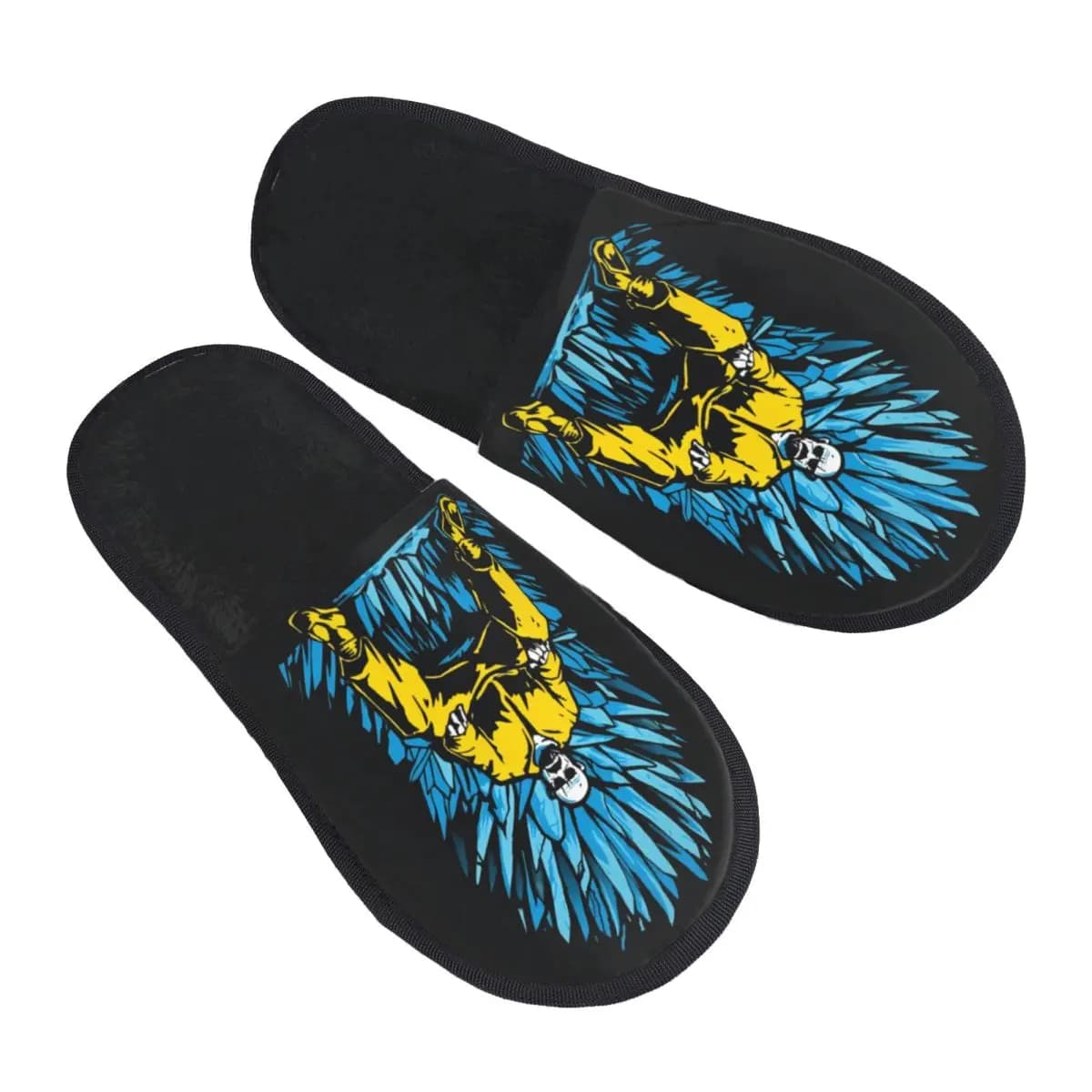 Pantofole Personalizzate Breaking Bad in Memory Foam Morbido per Donne, Comode, Calde e Antiscivolo Ispirate alla Serie TV