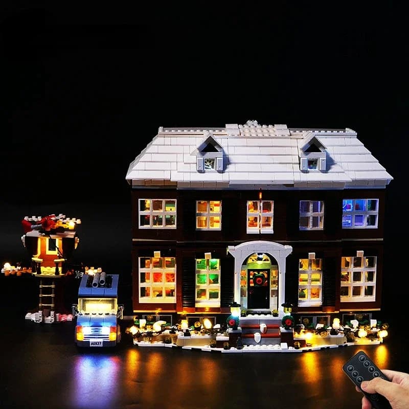 # Kit di illuminazione 21330 compatibile con i mattoncini LEGO Home Alone, lampada fai-da-te, mattoncini modello non inclusi.