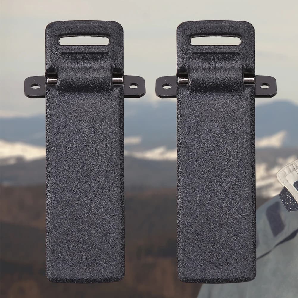 Clip da cintura posteriore di ricambio per walkie-talkie da 2 pezzi per radio bidirezionale UV5R