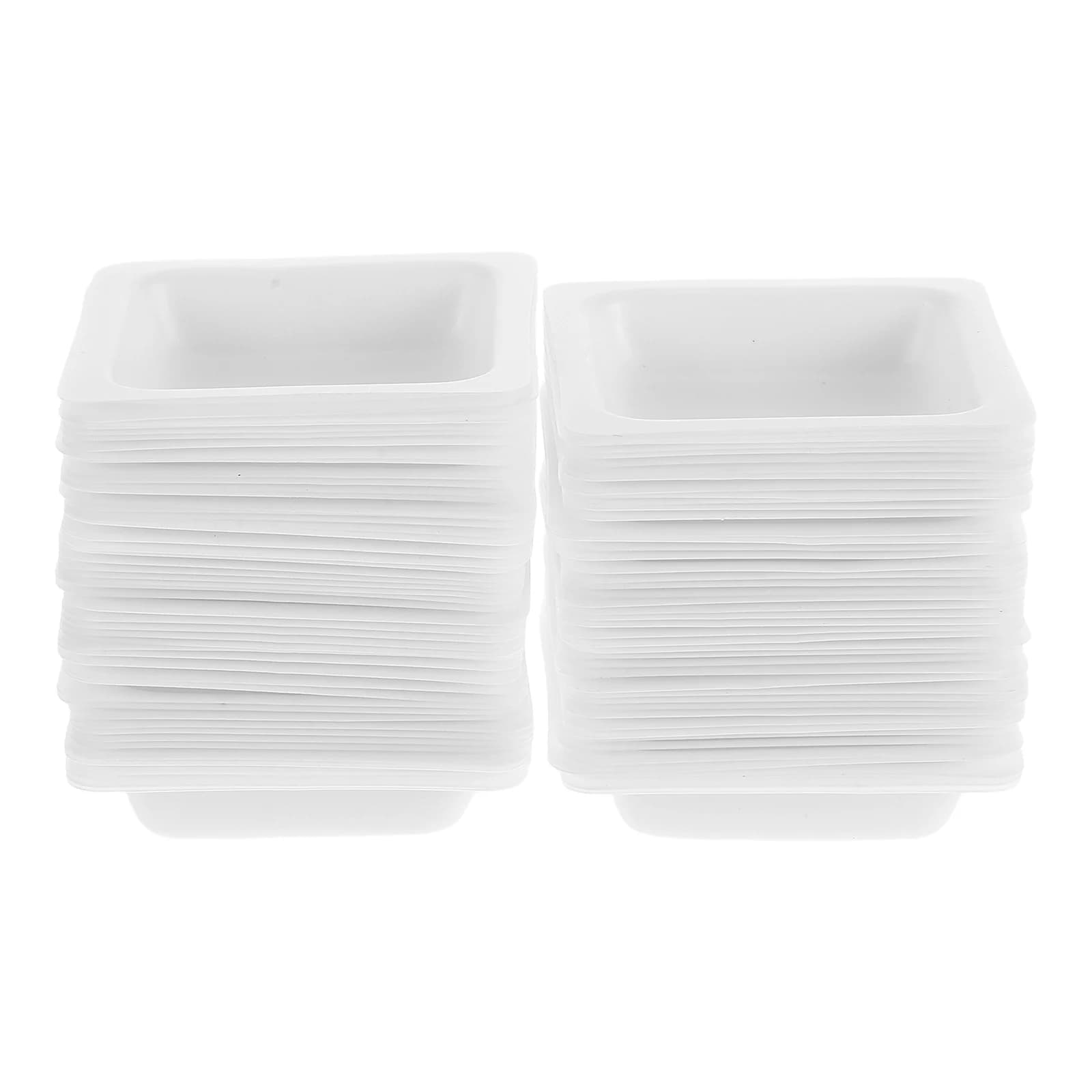 100 pieces weigh robust boats plastic meters weigh boat for laboratories hospital home accurate weighing trays samples chemical weighing