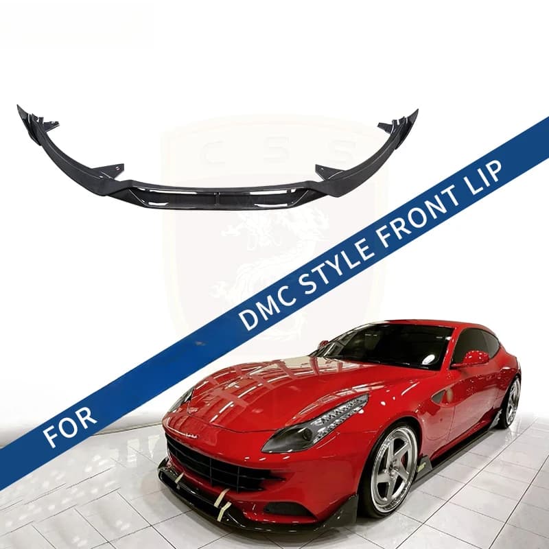 High Quality Style Dry Carbon Fiber Car Front Bumper Diffuser Lip Exterior Modification Accessories