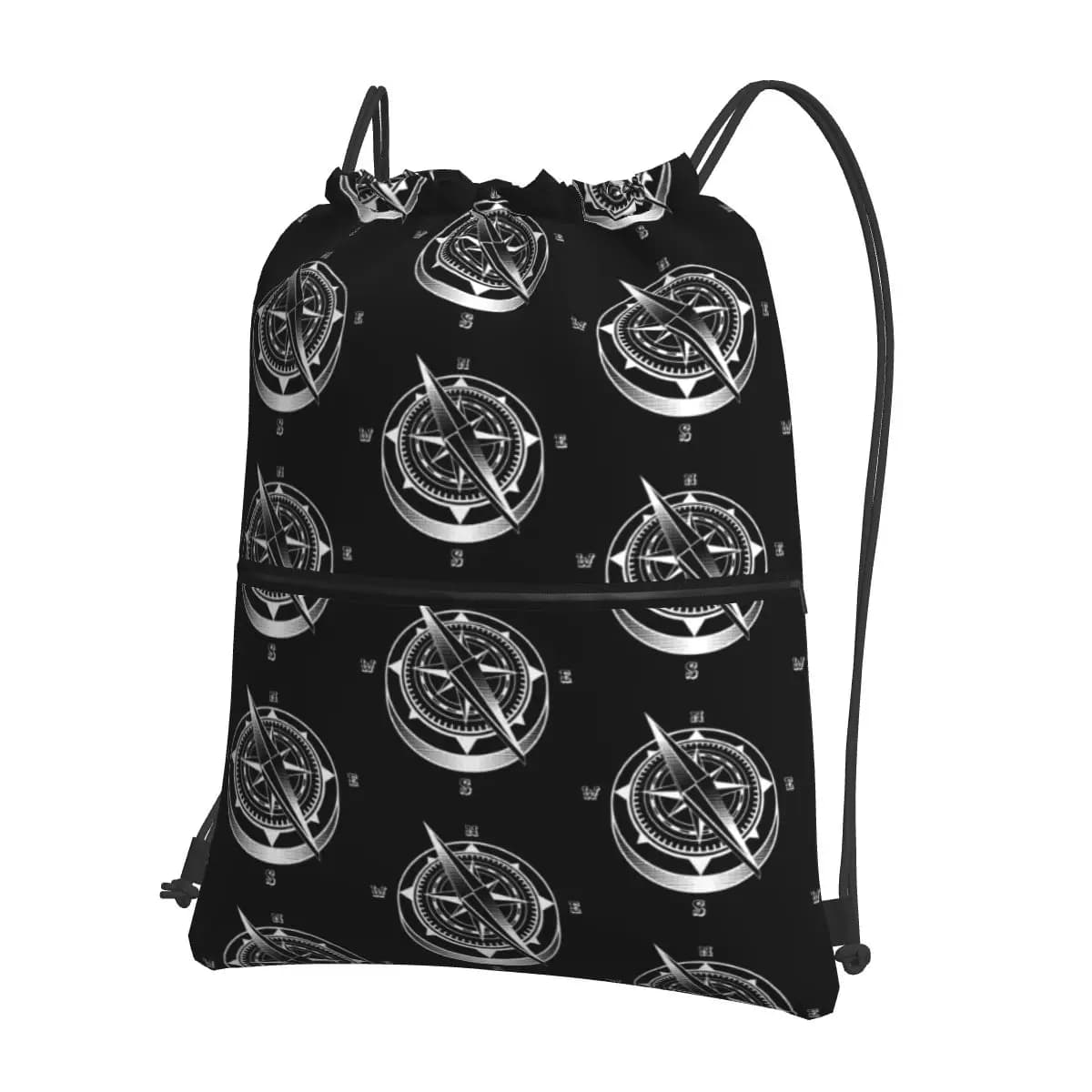 Bussola nautica Capitano Anchor Barca Zaini Borse casual portatili con coulisse Scarpe Borsa Borse per libri per viaggi scolastici