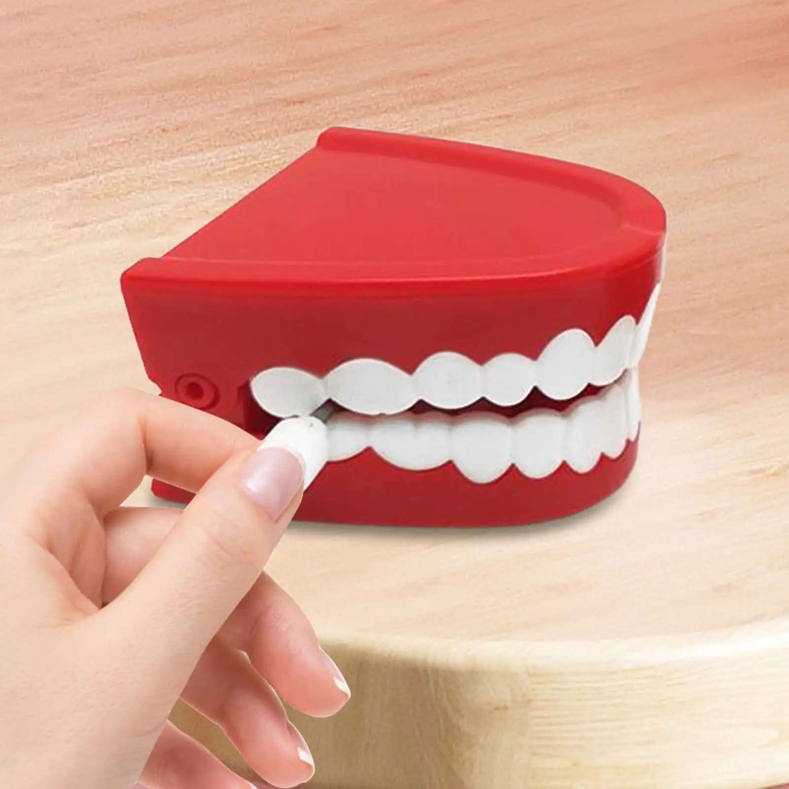 Wind Up Chatter Teeth Birthday Party Favors Funny Clockwork Joke Walking Teeth Toy for Kids Children Family Friends Adults Boys
