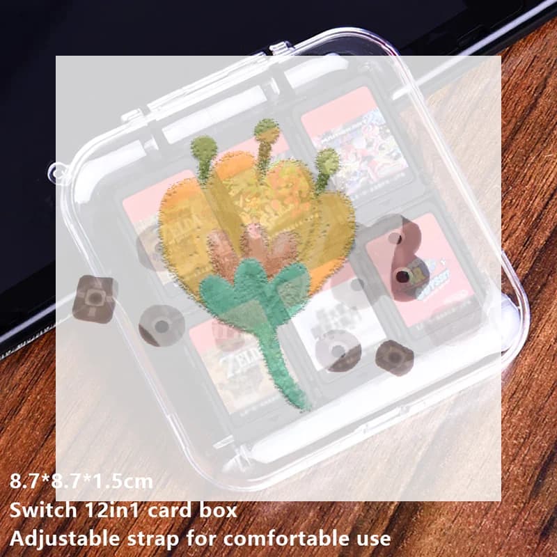 Switch Game Storage Hard Protective Box Game Card Case For Switch/Switch Lite/Switch OLED 12 Game Cartridges Holder