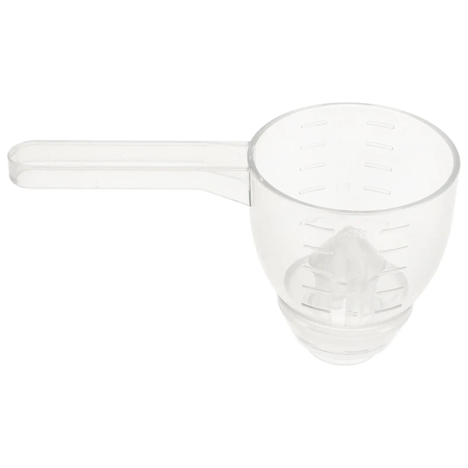 Measuring Scoop Funnel for Shampoo Shower Gel Hair Mask Transfer Antispill Accurate Measurement Travel Use Protein Powder Funnel