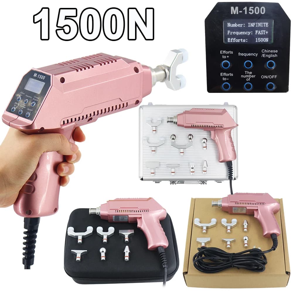 Electric Tool for Chiropractics, Portable Gun for Vertebral Column Correction, Spalle and Life Massage, Therapeutic Instrument for Physiotherapy