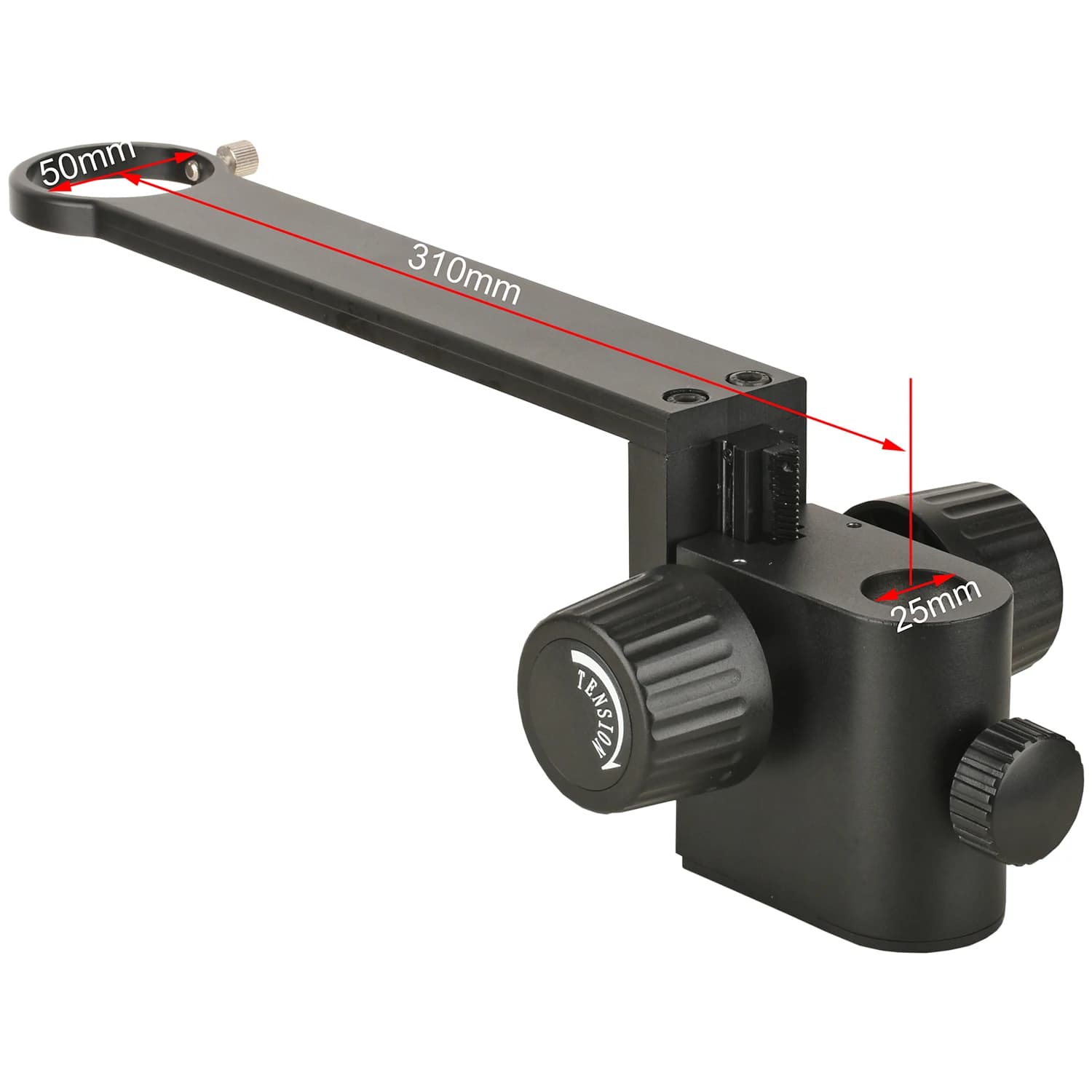 Telaio di Focalizzazione per Microscopio KOPPACE, Distanza Centrale 310mm, Apertura Colonna 25mm