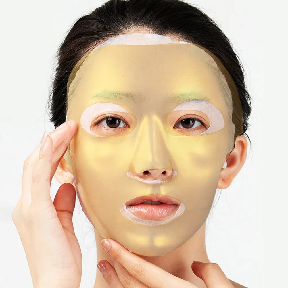 4 Pezzi Maschera Viso in Silicone Riutilizzabile con Design per Contorno Facciale, per Maschere in Tessuto, Aumenta l'Assorbimento, Migliora la Routine di Cura della Pelle, Bellezza