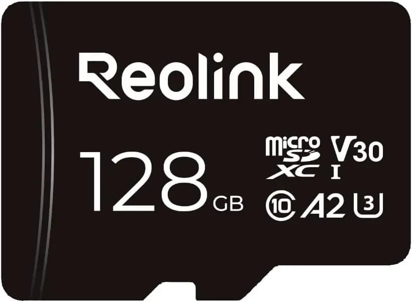 Scheda di Memoria MicroSDXC UHS-I da 128GB, U3 A2 V30 Classe 10, Compatibile con Telecamere di Sicurezza