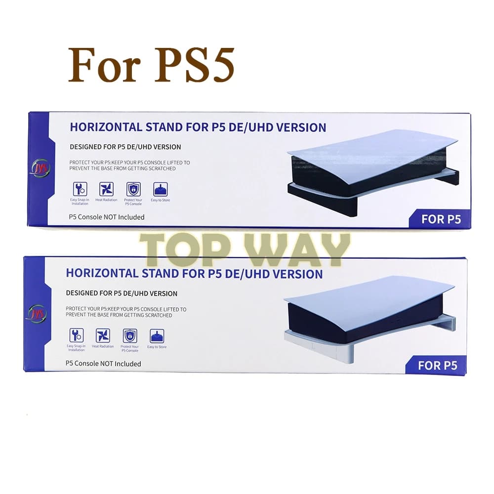 Supporto di archiviazione orizzontale 1PC per PS5 Digital PS5 Versione ottica Edizione Console di gioco Accessori dock Supporto per display