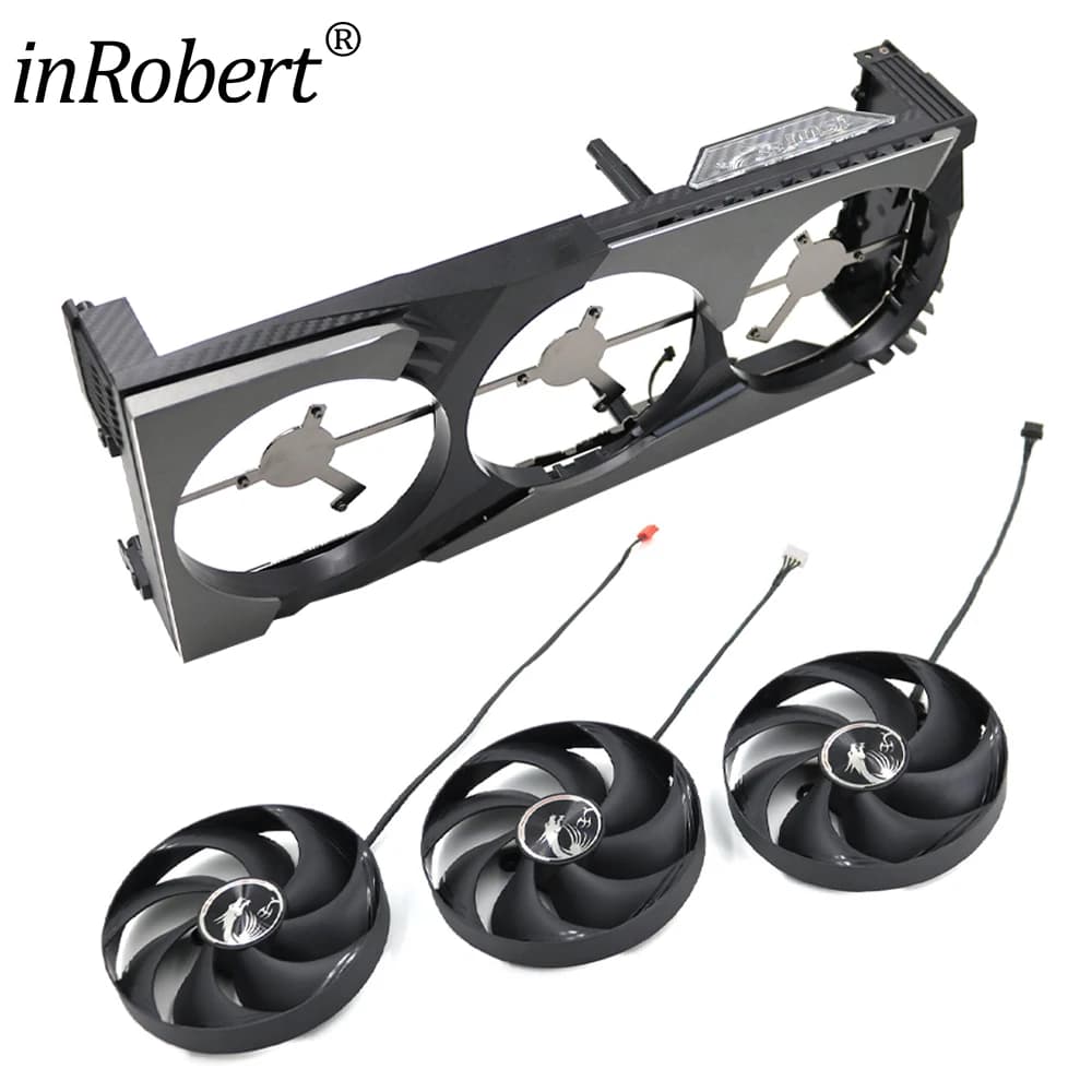 Sostituzione ventola scheda video per MSI GeForce RTX 5070 Ti 5080 5090 5090D VANGUARD PLD10020B12H Guscio di raffreddamento scheda grafica con RGB