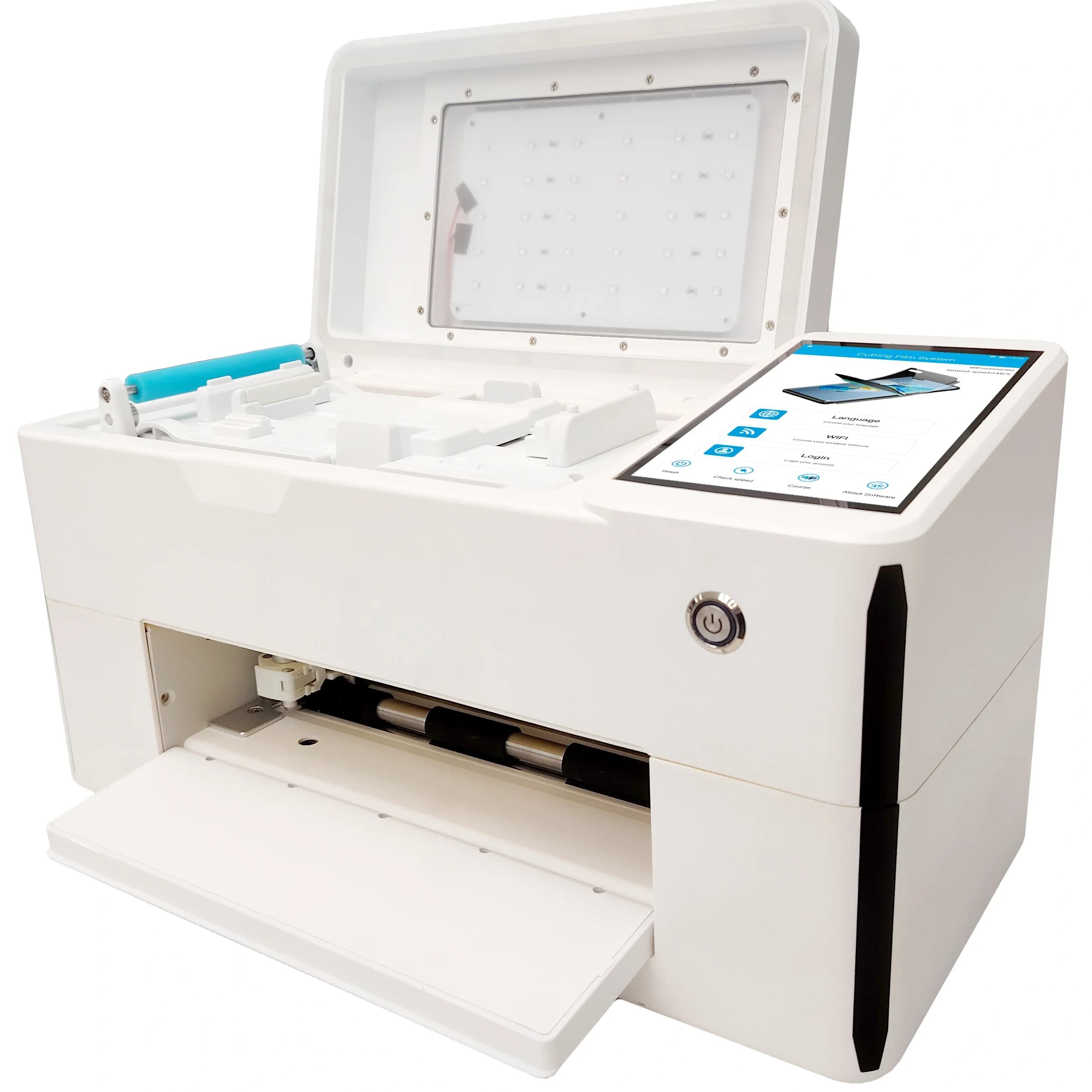 Hot Sale Factory UV TPU Film Integrated Cutting And Pasting Machine With Vacuum Absorb Screen Protector Cutting Machine
