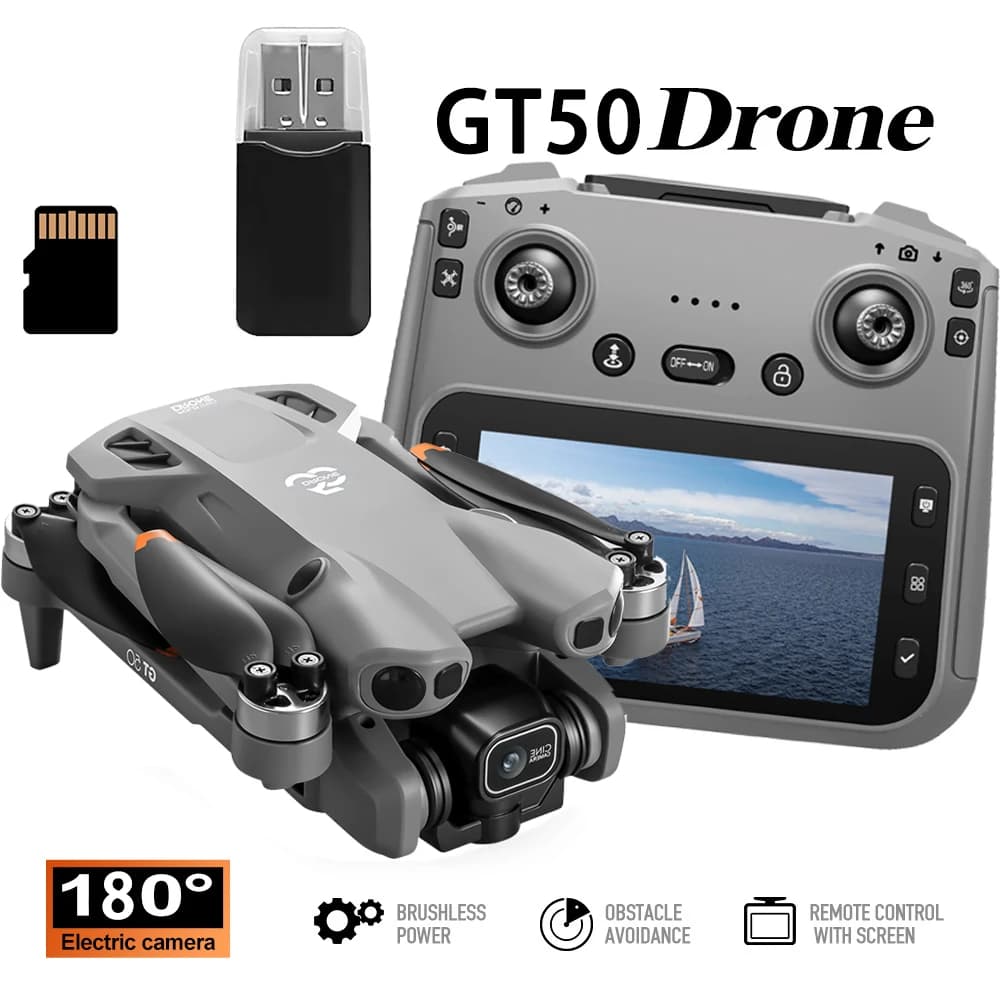 Nuovo 8K Doppia Fotocamera WIFI FPV Drone Grandangolo HD Motore Brushless RC 20000m Pieghevole Quadcopter Drone Elicottero Giocattoli Per Bambini