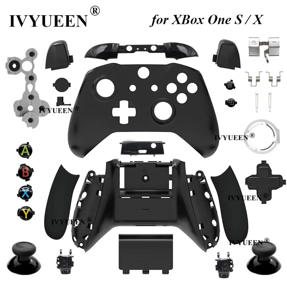 IVYUEEN Custodia di ricambio Shell per Xbox One XS Custodia controller Copertura piastra frontale RB LB RT LT Pulsante trigger Mod Kit Modello 1708