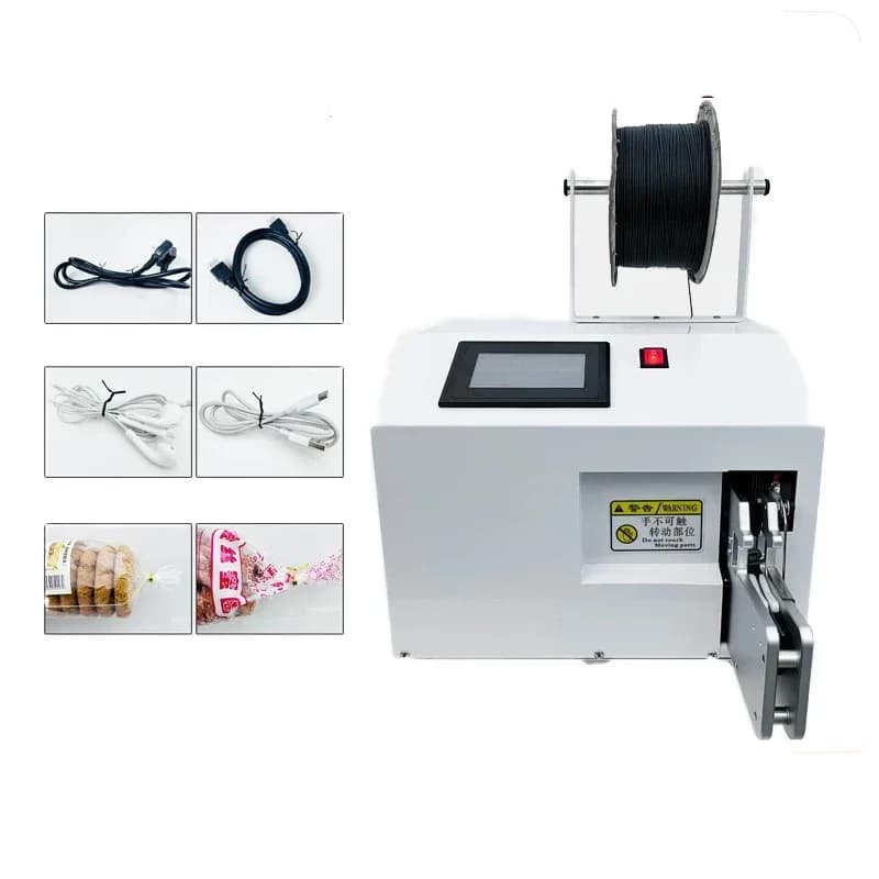 KJ-ZK530 5-30mm Touch Screen Multifunzione Automatico Avvolgicavo Filo Vincolante Cavo di Alimentazione Cavo Dati Fascetta Avvolgitore Macchina
