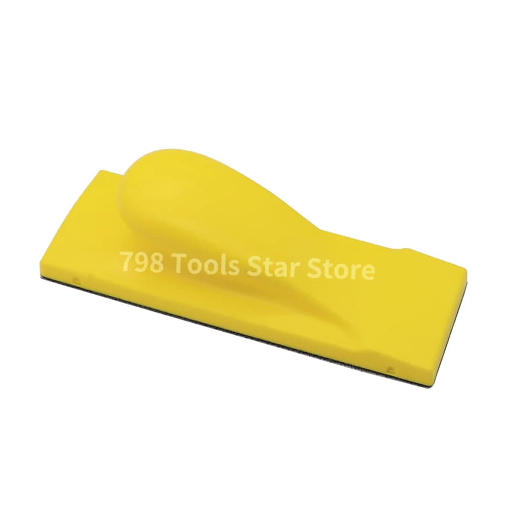 1PC 70x198mm Blocco di levigatura a mano con gancio e anello, Blocco manuale in schiuma rettangolare per la ristorazione di mobili in legno per auto Arti domestiche
