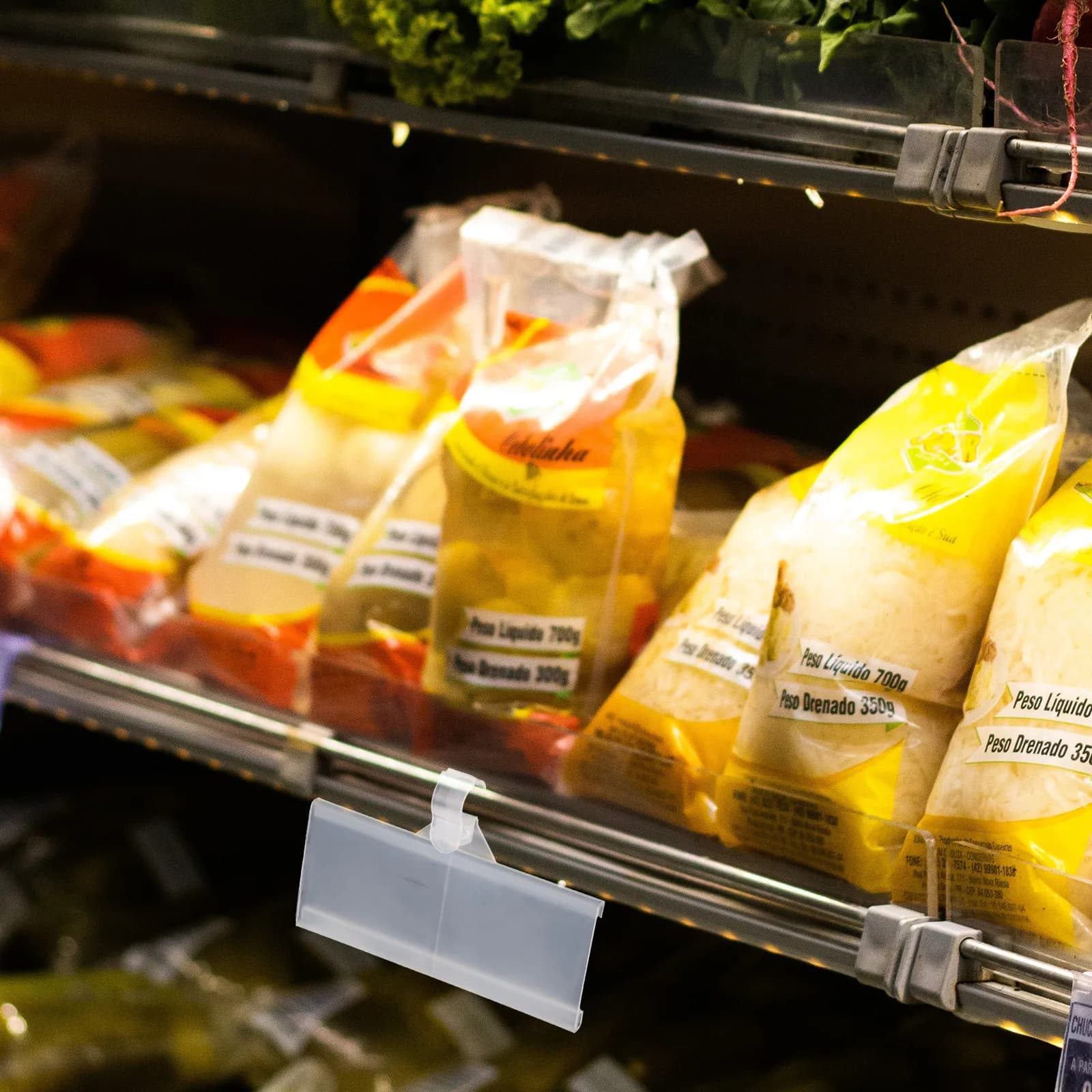 20 Pezzi Clip Portaetichette in Plastica per Espositori a Filo, Organizzatore per Etichette di Prezzo, Clip per Etichette da Cesto