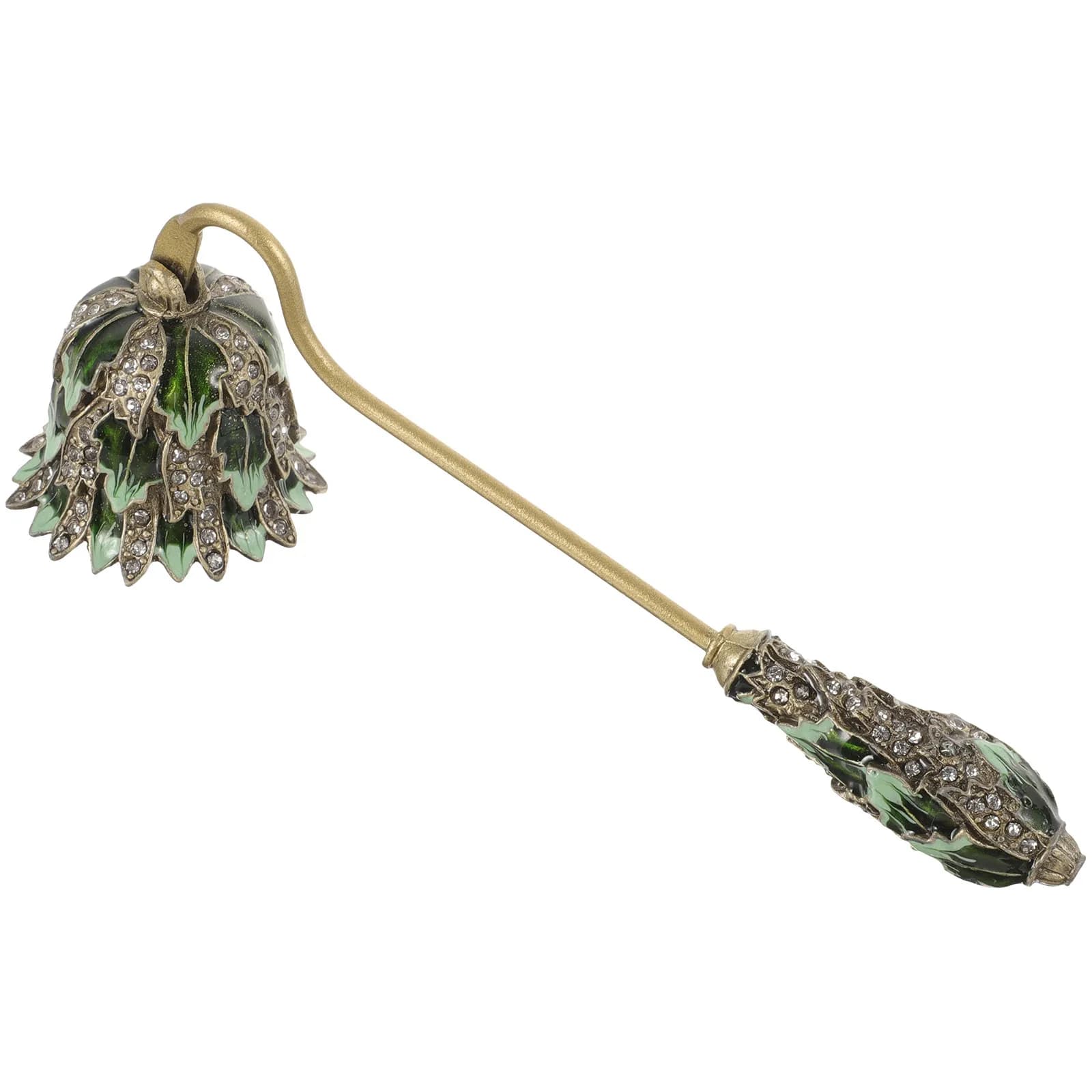Spegnifiamma in Metallo con Manico Lungo, Strumento per Spegnete Candele Profumate, Tealight e Aromaterapia per la Casa
