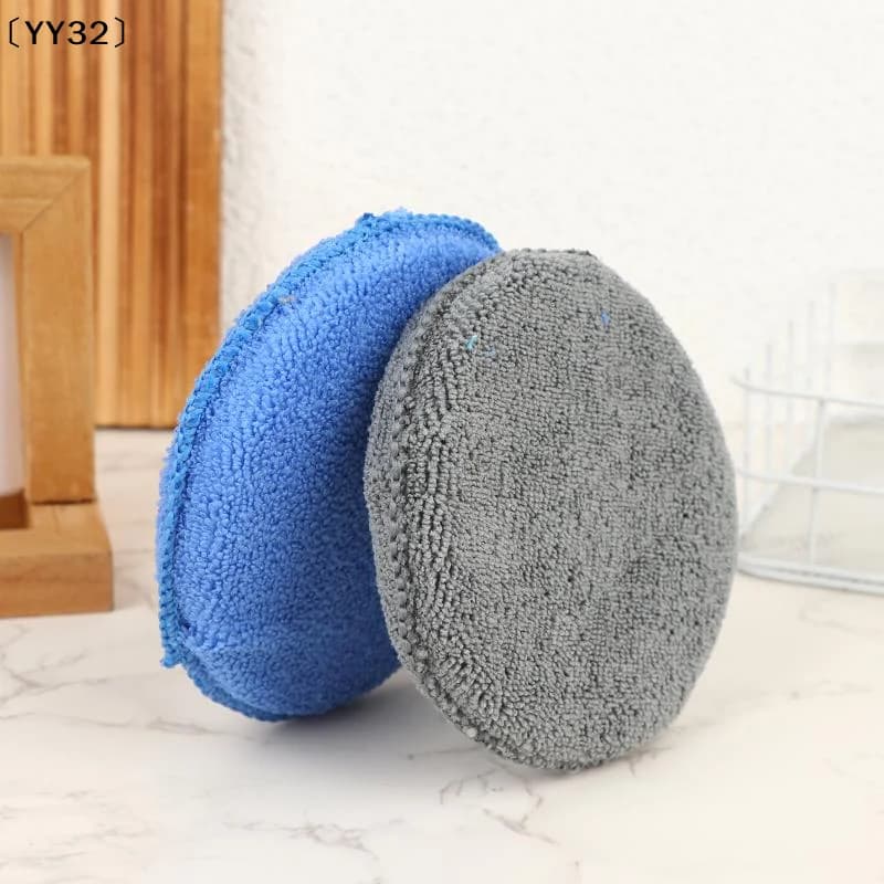 5/10/20 Pezzi Spugne Applicatrici per Dettagli Auto, Spugne Morbide in Microfibra Rotonde per Lucidatura e Cura dell'Auto, Strumenti per la Pulizia dell'Auto〔YY32〕