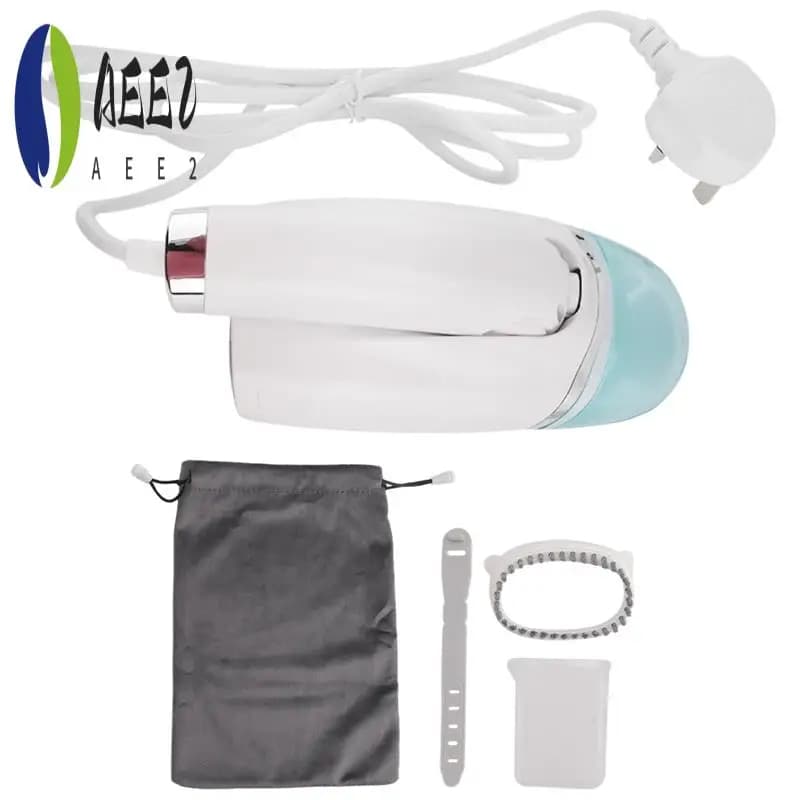 AEE2-Paporiera portatile per vestiti, vaporiera portatile, ferro da stiro a vapore pieghevole veloce, rimozione delle rughe dei tessuti 1000 W Forte potenza